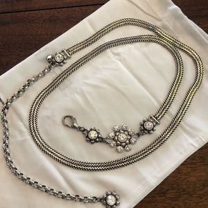 Brighton chain belt with rhinestones. Bought many years ago and never worn.